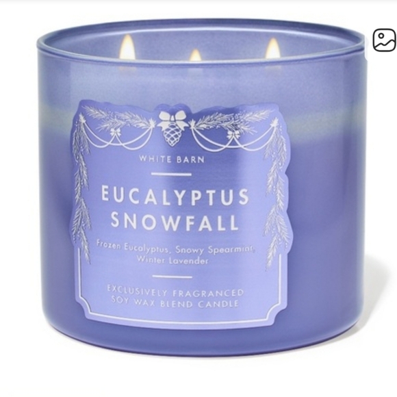 White Barn Other - White Barn Eucalyptus Snowfall Candle 14.5 oz 3-wick NEW
